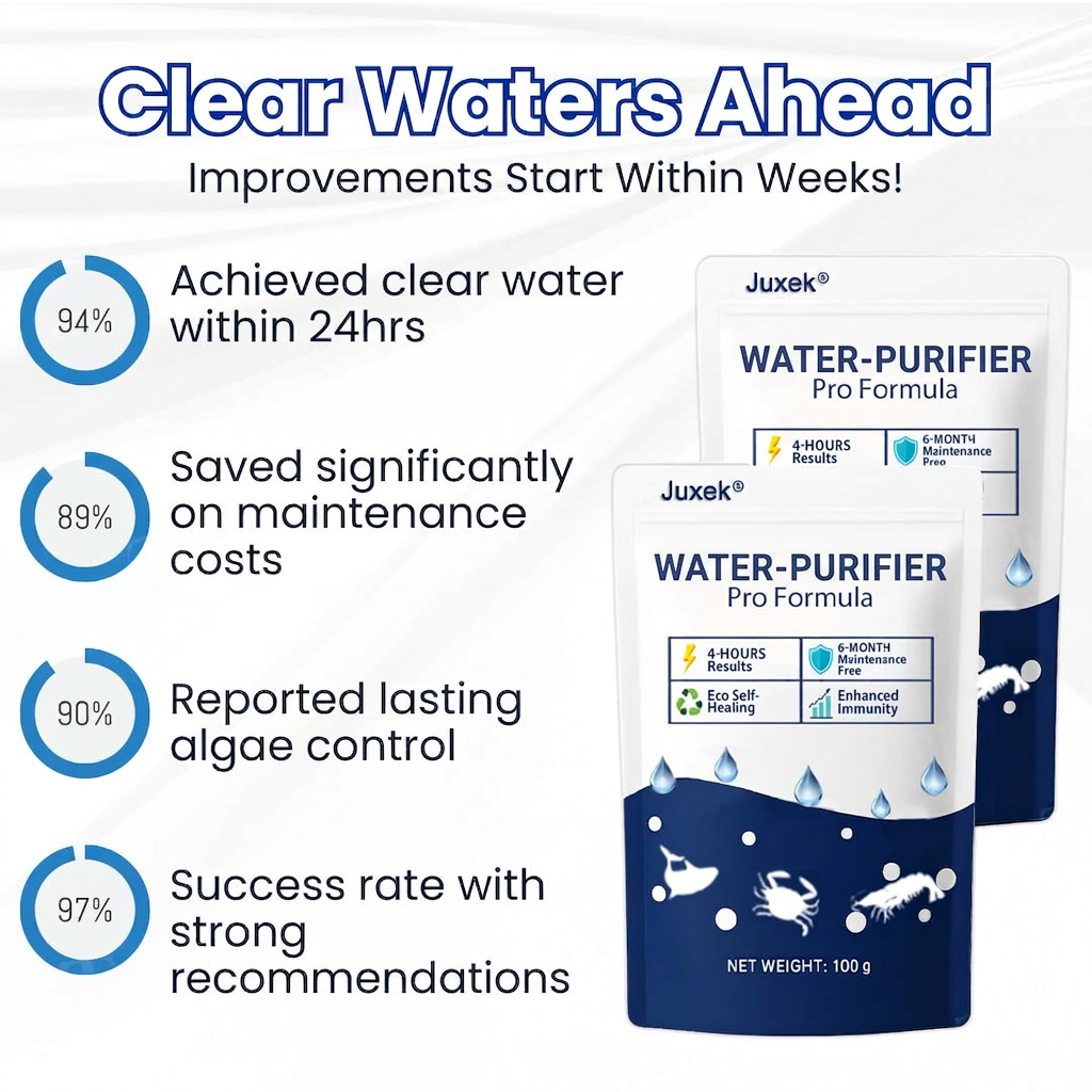 ✨ From Green to Clean Overnight! |⏱️ Crystal Clear in 24 Hours! | Juxek® Water-Purifier Pro Formula