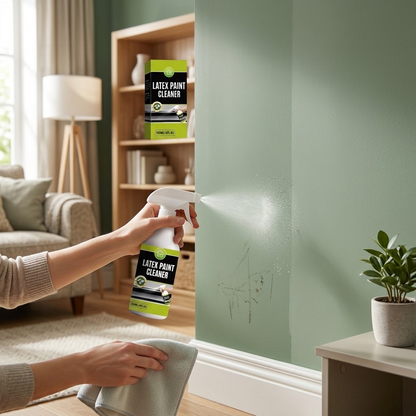 Latex paint cleaner