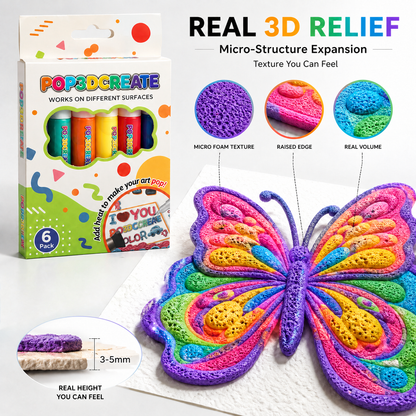 Save 50% by ordering today丨Ave79® 3D Relief Art Pen – Turn Flat Drawings Into Touchable 3D Art
