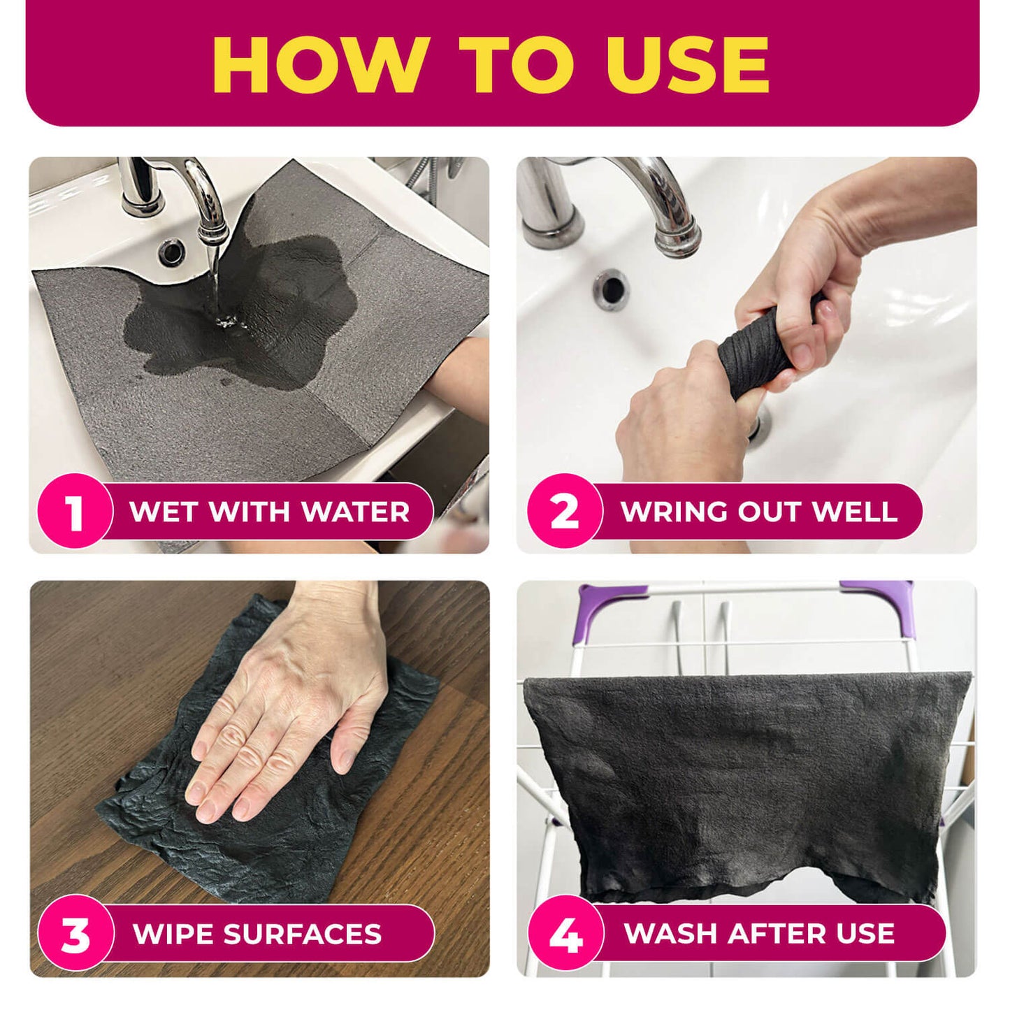 Juxek Magic Cleaning Cloth (5-Pack)